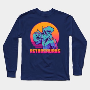 Retrosaurus - Tricera-Hop Long Sleeve T-Shirt